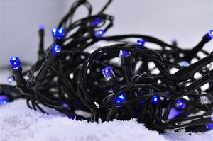 SOLIGHT LED vianočná reťaz, 3m, 20 LED, 3 x AA, modré svetlo, zelený kábel