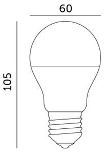 LED Žiarovka E27/8,5W/230V 4000K