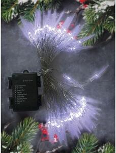 SOLIGHT LED vonkajšie cencúle, 50 LED, časovač, 8 funkcií, IP44, 3xAA batérie