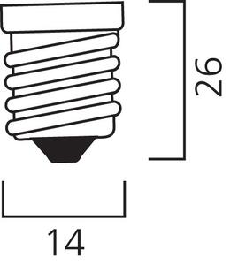 ACA DECOR Stolová lampa NIOKI max. 25W/E14/230V/IP20