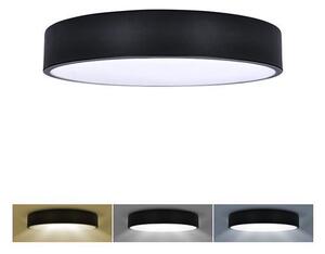 SOLIGHT LED stropné svietidlo LECCE 48W/2900Lm/CCT 3000-4000-6000K, čierne