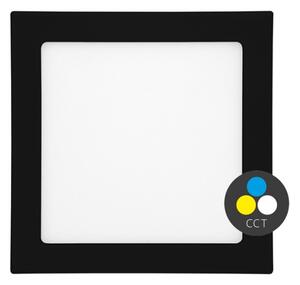 Ecolite LED-WSQ-CCT/12W/CR- LED Podhľadové svietidlo RAFA LED/12W/230V IP44 čierna