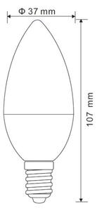 LED Stmievateľná žiarovka E14/5W/230V 4000K - Globo 10560DCK