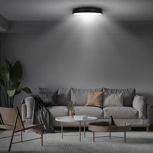 SOLIGHT LED stropné svietidlo LECCE 48W/2900Lm/CCT 3000-4000-6000K, čierne