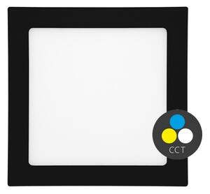 Ecolite LED-WSQ-CCT/6W/CR - LED Podhľadové svietidlo RAFA LED/6W/230V IP44 čierna