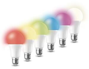 SOLIGHT LED SMART WIFI žiarovka A65 15W/230W/E27/RGB+CCT/ 1350Lm/270°/Dim