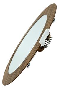 LED Podhľadové svietidlo CIRCLE LED/12W/230V 4200K pr. 16,7 cm hnedá