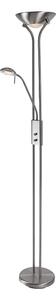 Brilagi - Stmievateľná stojacia lampa SCARLETT 1xR7s/230W/230V+1xG9/40W matný chróm
