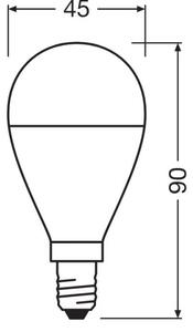 SADA 3x LED Žiarovka P45 E14/7,5W/230V 3000K - Osram
