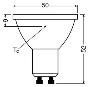 LED Stmievateľná žiarovka PAR16 GU10/3,7W/230V 4000K CRI 90 - Osram