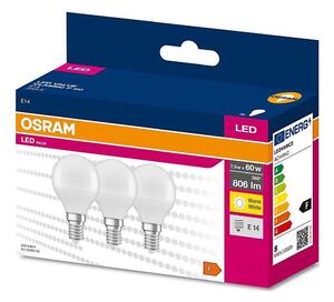 SADA 3x LED Žiarovka P45 E14/7,5W/230V 3000K - Osram