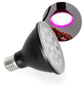 LED Žiarovka na rast rastlín VITABLOOM E27/9W/230V 1200K čierna - Brilagi