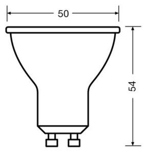 SADA 3x LED Žiarovka PAR16 GU10/6,9W/230V 6500K - Osram