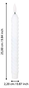 Eglo 422226 - SADA 2x LED Sviečka ANDRAFIABE LED/1xAAA 25 cm biela