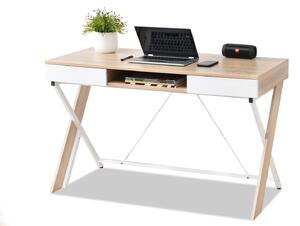 NovýNábytok.sk PC stolík Hilly (dub). Vlastná spoľahlivá doprava až k Vám domov. 1109763