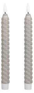 Eglo 422228 - SADA 2x LED Sviečka ANDRAFIABE LED/1xAAA 25 cm šedá