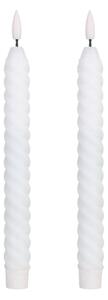 Eglo 422226 - SADA 2x LED Sviečka ANDRAFIABE LED/1xAAA 25 cm biela