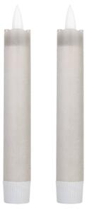 Eglo 422223 - SADA 2x LED Sviečka ANTANABE LED/1xAAA 15 cm šedá
