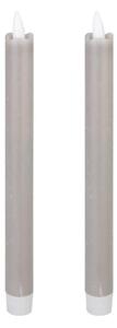 Eglo 422222 - SADA 2x LED Sviečka ANDRAFIABE LED/1xAAA 24,5 cm šedá