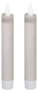 Eglo 422223 - SADA 2x LED Sviečka ANTANABE LED/1xAAA 15 cm šedá