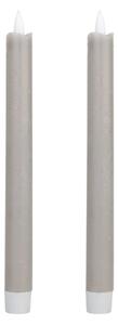 Eglo 422222 - SADA 2x LED Sviečka ANDRAFIABE LED/1xAAA 24,5 cm šedá