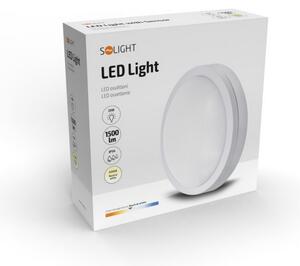 SOLIGHT LED vonkajšie osvetlenie Siena biele 20W, 1500lm, 4000K, IP54, 23cm