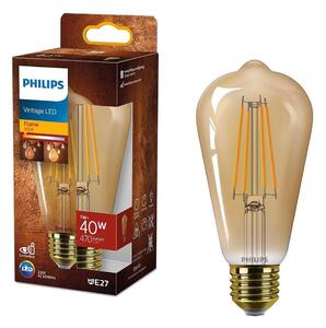 LED Žiarovka VINTAGE Philips ST64 E27/7W/230V 1800K