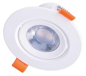 SOLIGHT LED podhľadové svetlo bodové, 5W, 400lm, 3000K, okrúhle, biele