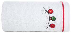 VIANOČNÝ BAVLNENÝ UTERÁK GERDA SADA 6KS 50X90 CM BIELA