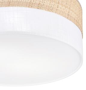 Stropné svietidlo SIRJA DOUBLE BOHO 2xE14/15W/230V priemer 35 cm béžová/biela