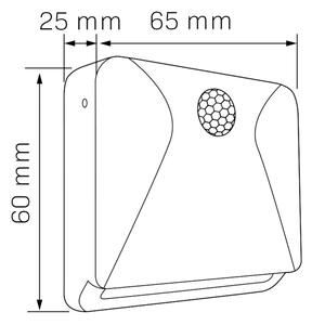 LED Osvetlenie nábytku so senzorom LED/0,8W/4,5V 3xAAA biela