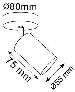 Nástenné bodové svietidlo GOLDIE 1xGU10/10W/230V zlaté