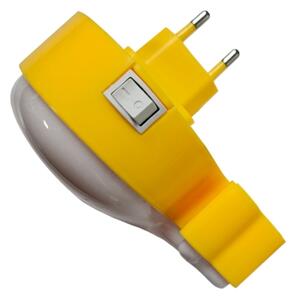 LED Detské nočné svetlo LED/0,5W/230V veľryba