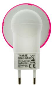 LED Detské nočné svetlo so senzorom súmraku LED/0,5W/230V muchotrávka