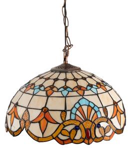 Brilagi - Tiffany vitražový luster na reťazi MIRABELLA 1xE27/60W/230V, priemer 40 cm