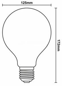 LED žiarovka FILAMENT G125 E27/11W/230V 3000K