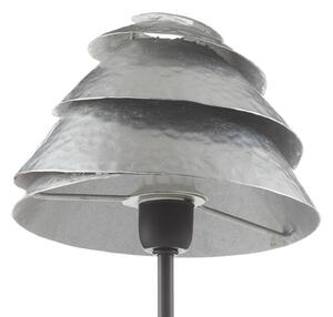 Stolná lampa Snail One v strieborno-hnedej
