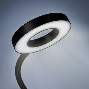 SOLIGHT LED stmievateľná stolná lampička s klipom, 300lm, nastaviteľná teplota svetla, USB, WO66-B