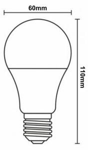 LED RGBW Stmievateľná žiarovka A60 E27/9W/230V 2700-6500K Wi-Fi Tuya