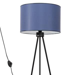 Sollux SL.1855 - Stojacia lampa NEVIA 1xE27/15W/230V modrá