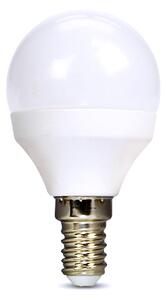 SOLIGHT LED žiarovka miniglobe matná G45 6W, E14, 3000K, 510lm