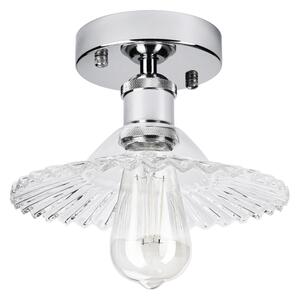 Prisadený luster TRISH 1xE27/15W/230V lesklý chróm/číra
