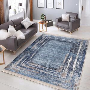 Modrý koberec behúň 80x200 cm - Mila Home