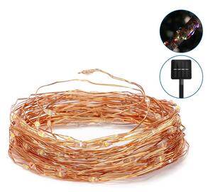 Aigostar - LED Solárna reťaz LED/8 funkcií 12m IP65 multicolor