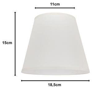 Duolla - Tienidlo k stolnej lampe SOFIA XS E14 pr. 18,5 cm krémová