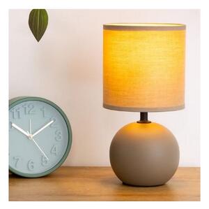Atmosphera - Stolná lampa TIMÉO 1xE14/60W/230V taupe/krémová