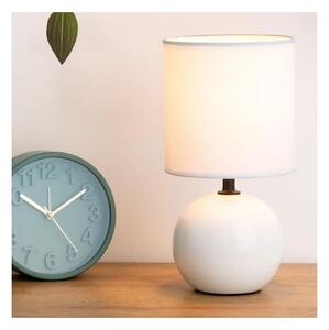 Atmosphera - Stolná lampa TIMÉO 1xE14/60W/230V lesklá biela