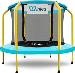 INLEA ULTIMATE Jump Trampolína 150 cm s vnútornou ochrannou sieťou - svetlomodrá