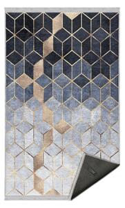 Modro-sivý koberec behúň 80x200 cm - Mila Home