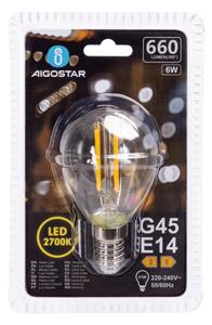 LED Žiarovka G45 E14/6W/230V 2700K - Aigostar